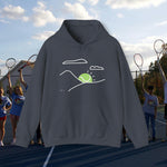 Load image into Gallery viewer, Tennis Sunrise by Cate S Hoodie **FREE SHIPPING in December