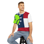 Load image into Gallery viewer, Men&#39;s Polyester Atlanta Tennis Flag Tee