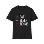 Load image into Gallery viewer, Unisex Softstyle T-Shirt EAT SLEEP TENNIS