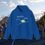 Load image into Gallery viewer, Tennis Sunrise by Cate S Hoodie **FREE SHIPPING in December
