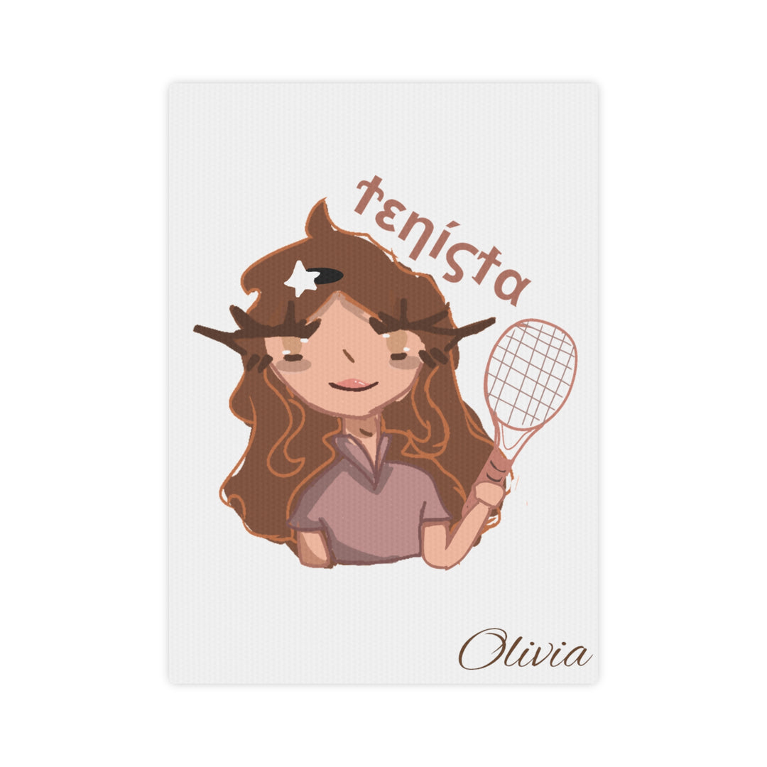 Canvas Photo Tile of Tenista by Olivia
