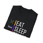 Load image into Gallery viewer, Unisex Softstyle T-Shirt EAT SLEEP TENNIS
