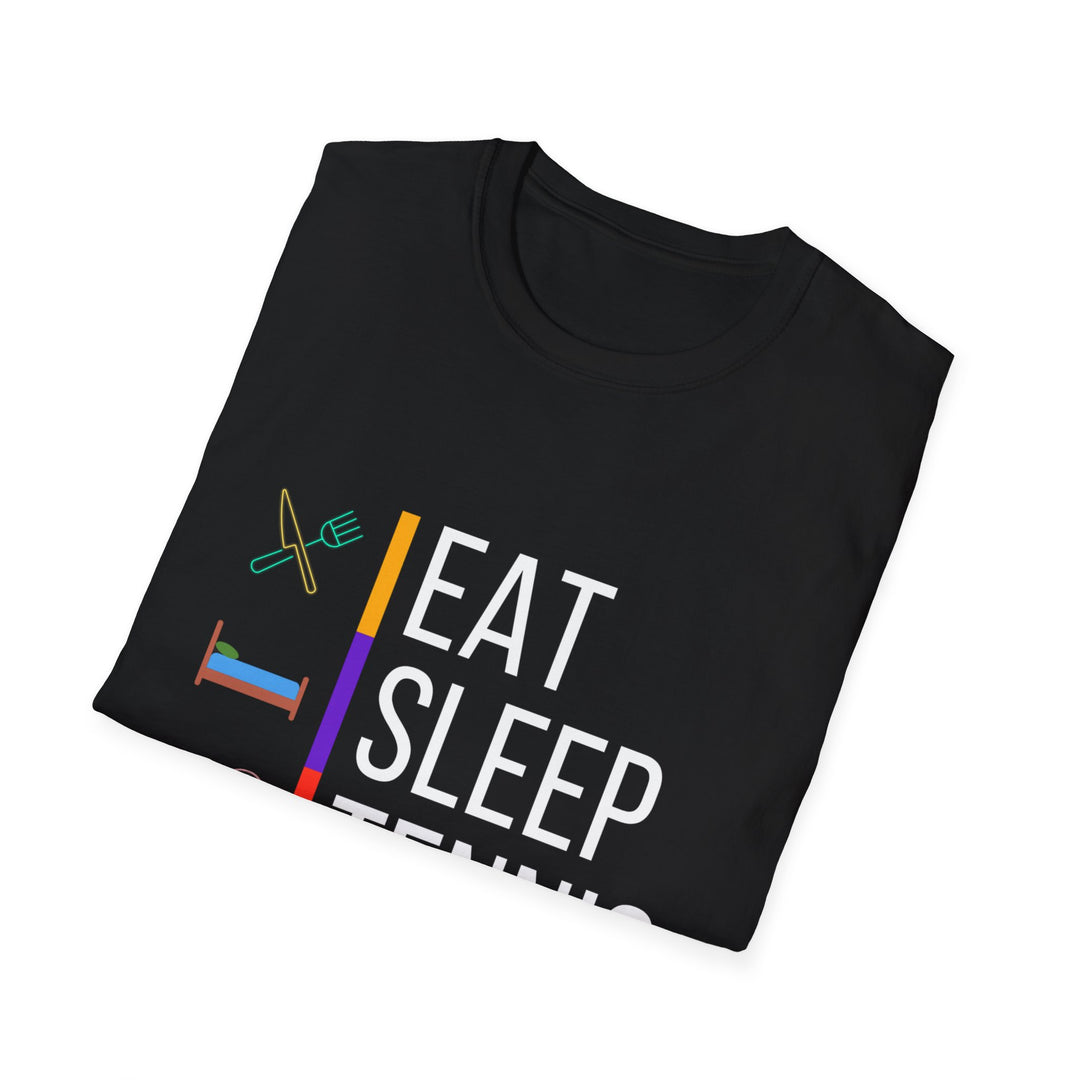 Unisex Softstyle T-Shirt EAT SLEEP TENNIS