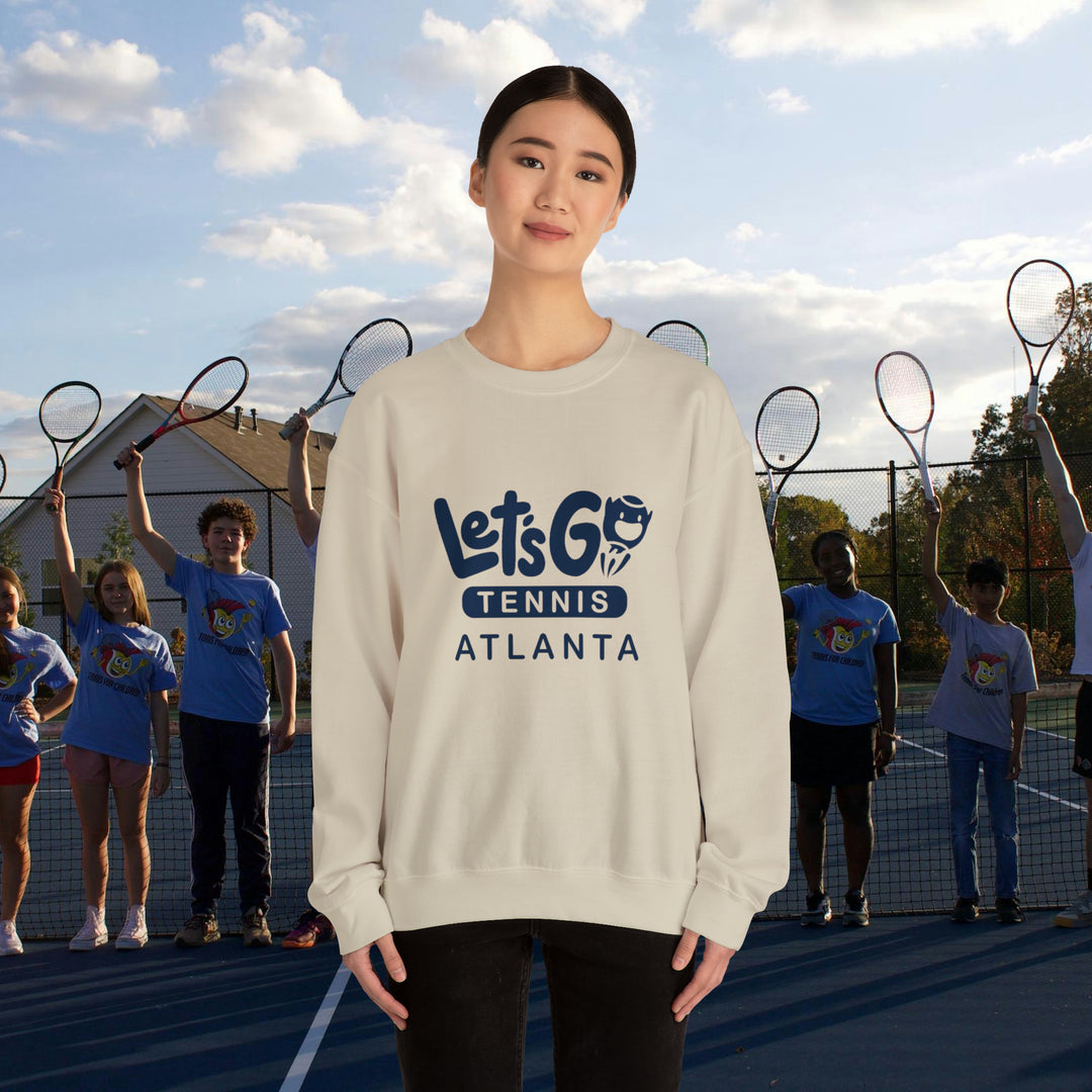 Let's Go Tennis Atlanta Unisex Heavy Blend™ Crewneck Sweatshirt **50% donated to Coach Wink's Kids 2024