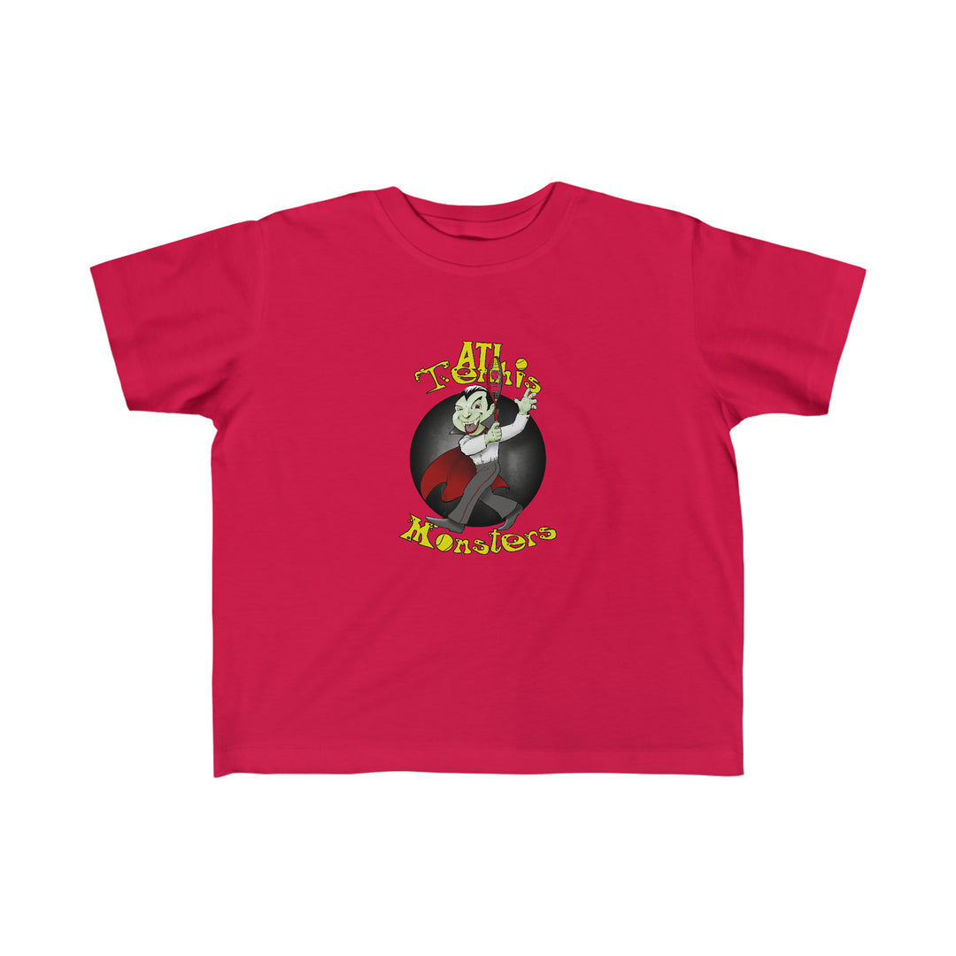 Toddler's Atlanta Tennis Monster Shirt: Righty Dracula
