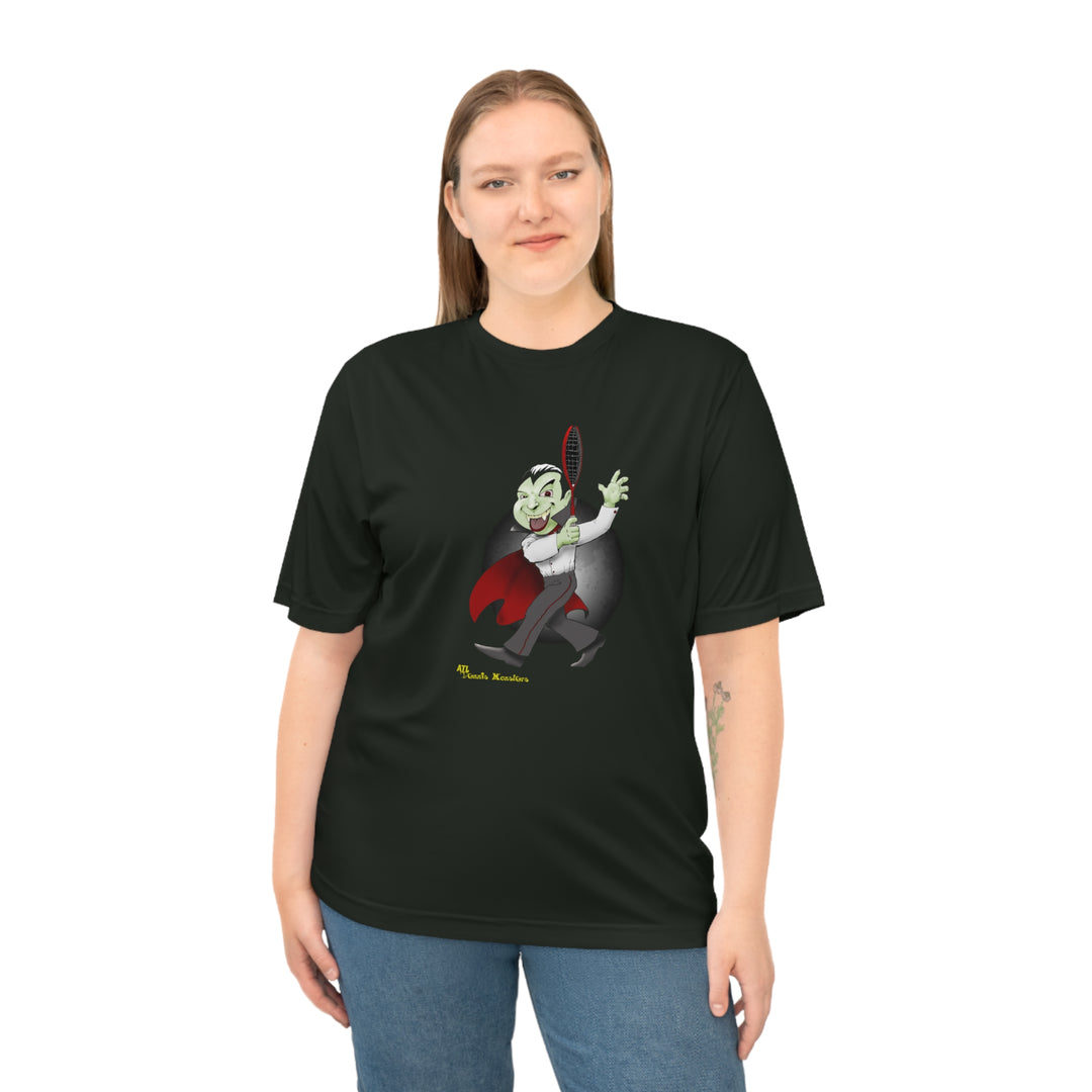 Tennis Monsters t-shirt: Just sinking my teeth into this match