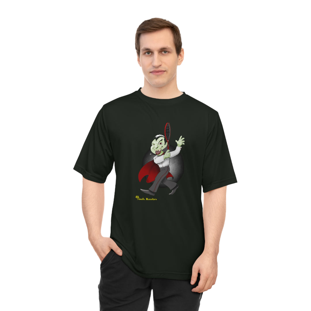Tennis Monsters t-shirt: Just sinking my teeth into this match